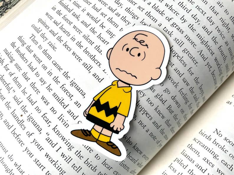 Charlie Brown Sticker - Peanut gang sticker - waterproof -