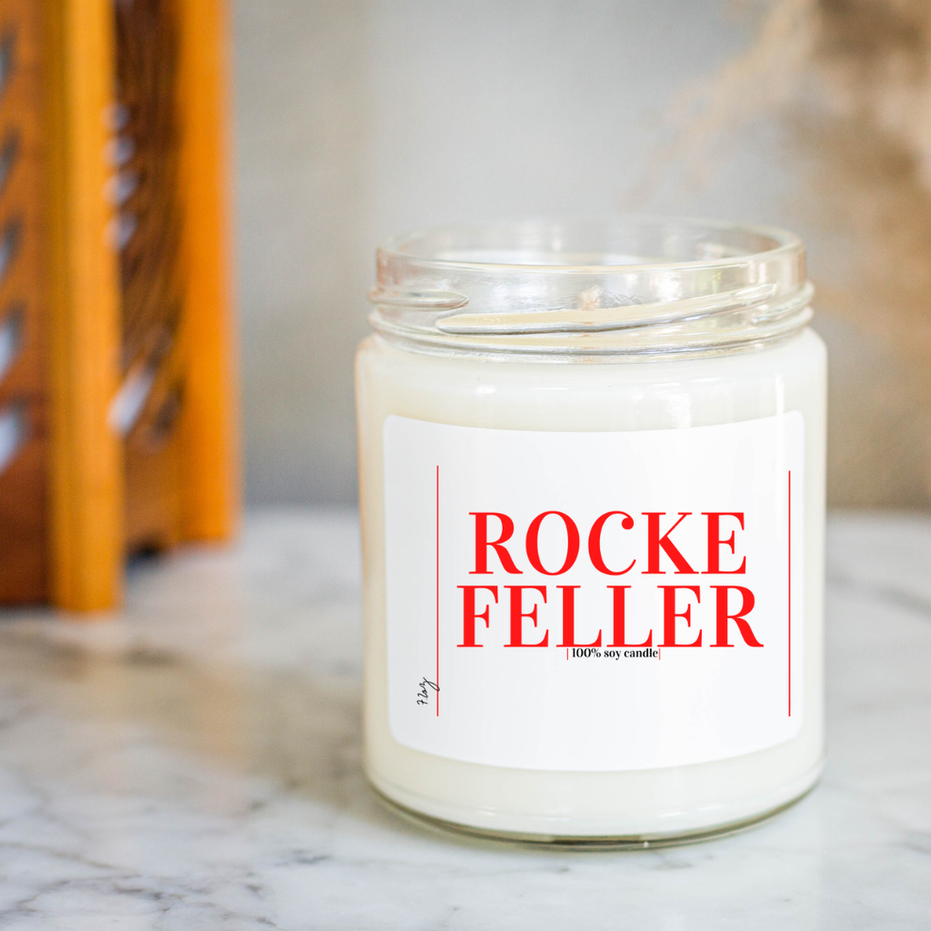 ROCKEFELLER SOY CANDLE| CHRISTMAS SOY CANDLE| 100% SOY CANDL