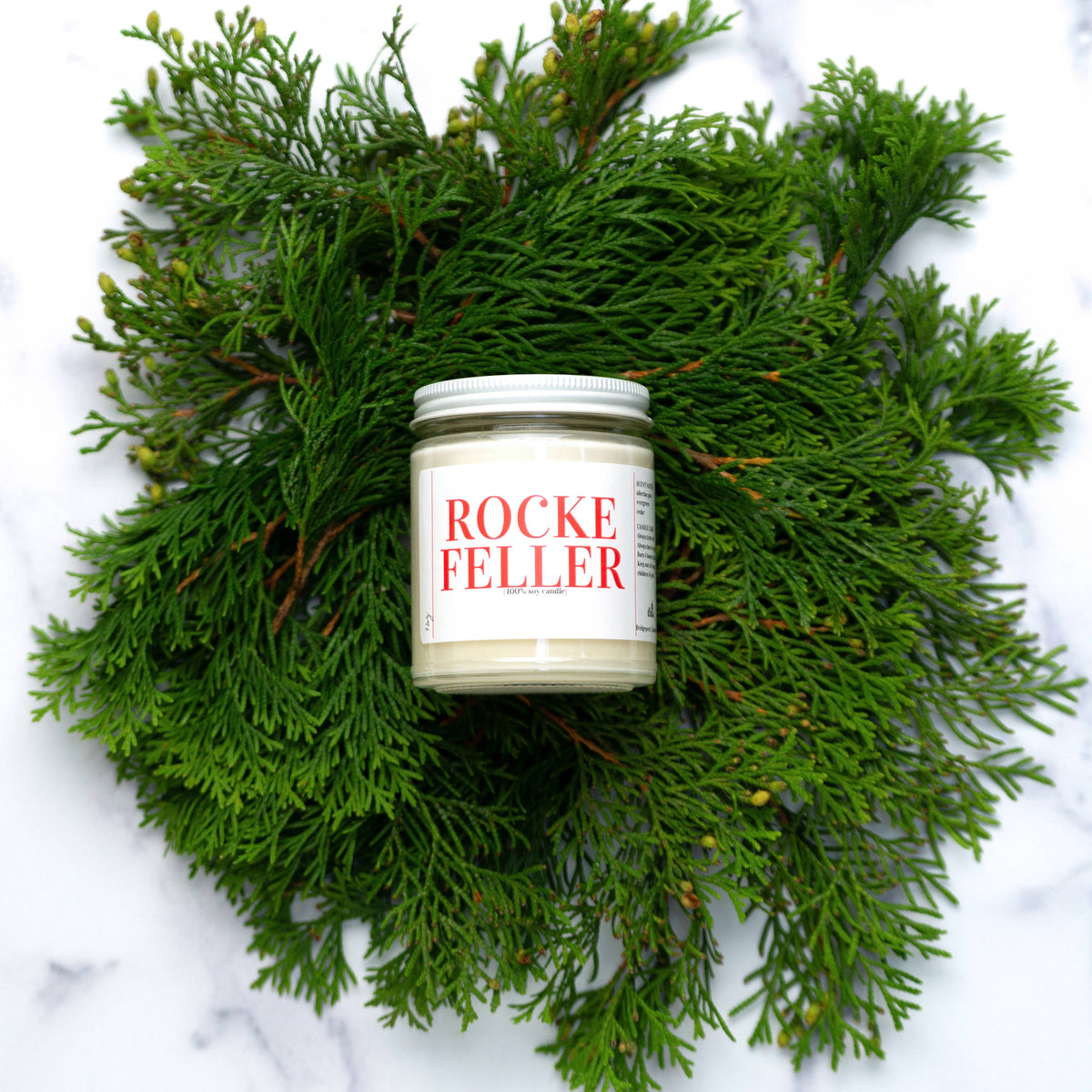 ROCKEFELLER SOY CANDLE| CHRISTMAS SOY CANDLE| 100% SOY CANDL
