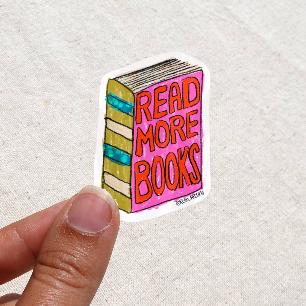 "Read More Books" Sticker