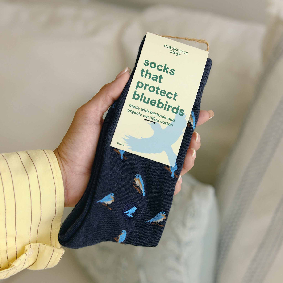 Socks that Protect Bluebirds  | Gifts for Bird Watchers: Medium