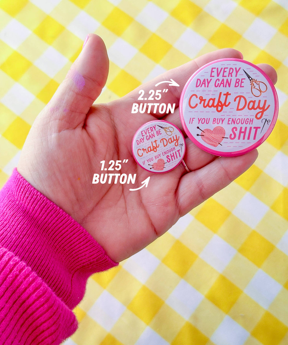 You're Doing Great (Button or Magnet!): Pin / 1.25"