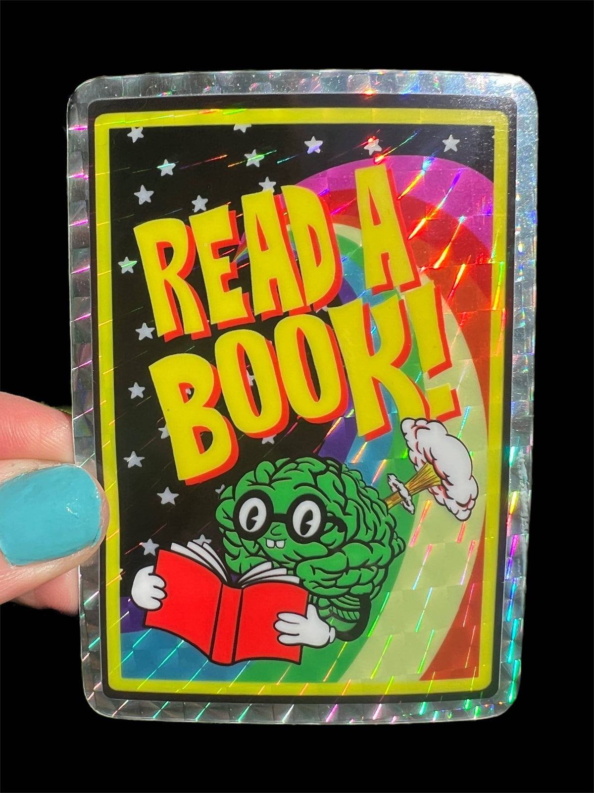 Read A Book STICKER 3 Inch