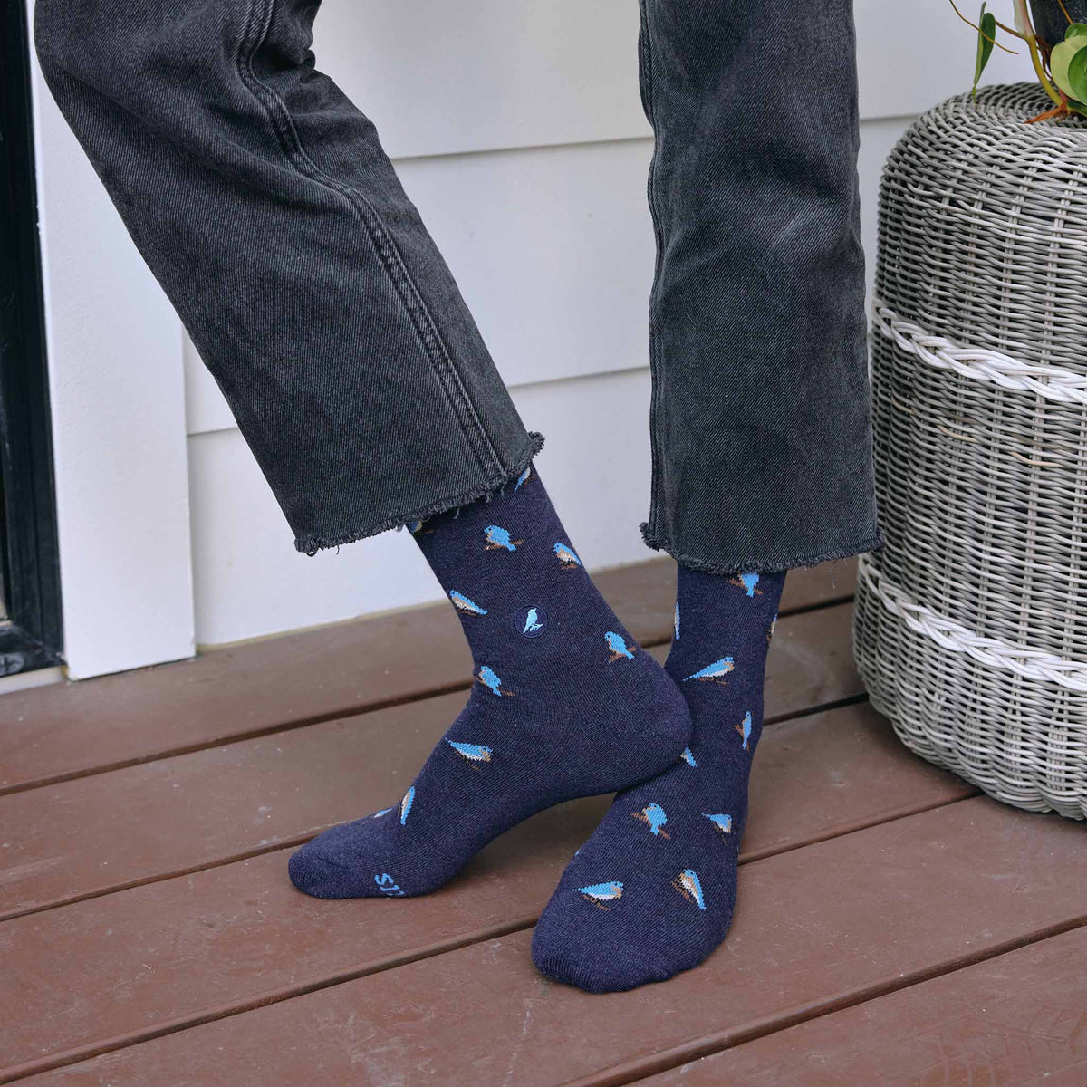 Socks that Protect Bluebirds  | Gifts for Bird Watchers: Medium
