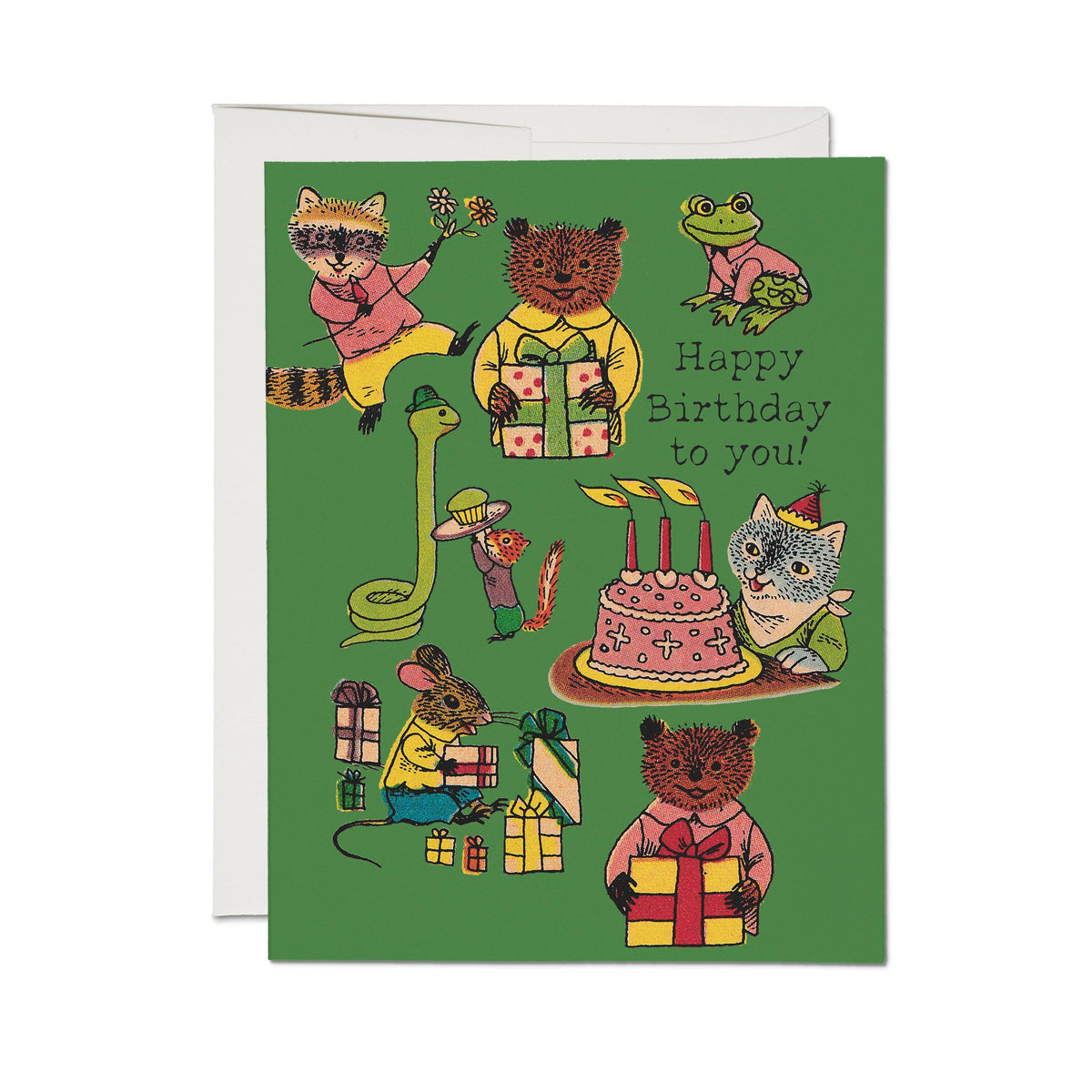 Richard Scarry Critter Wishes greeting card: Single