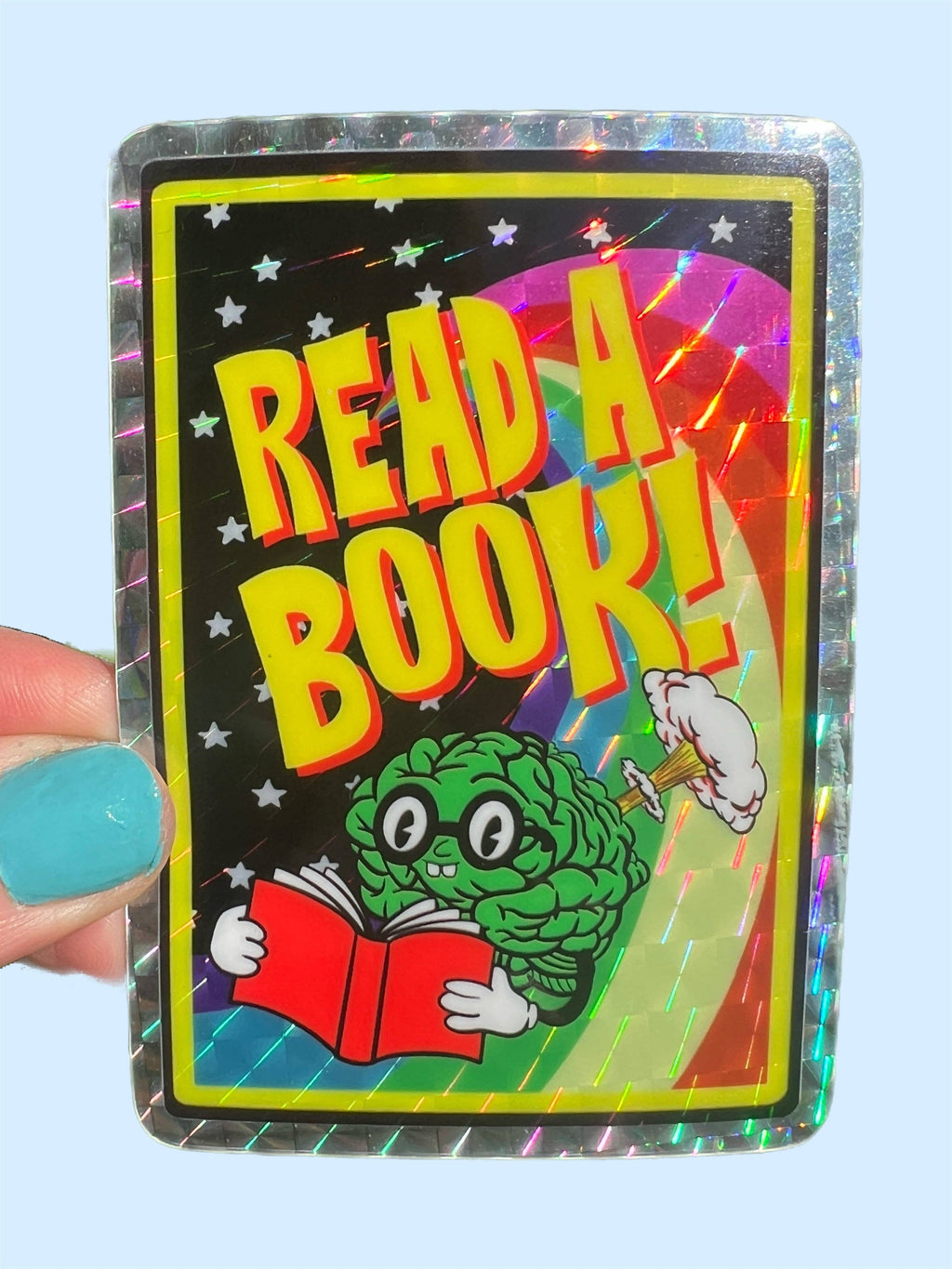 Read A Book STICKER 3 Inch