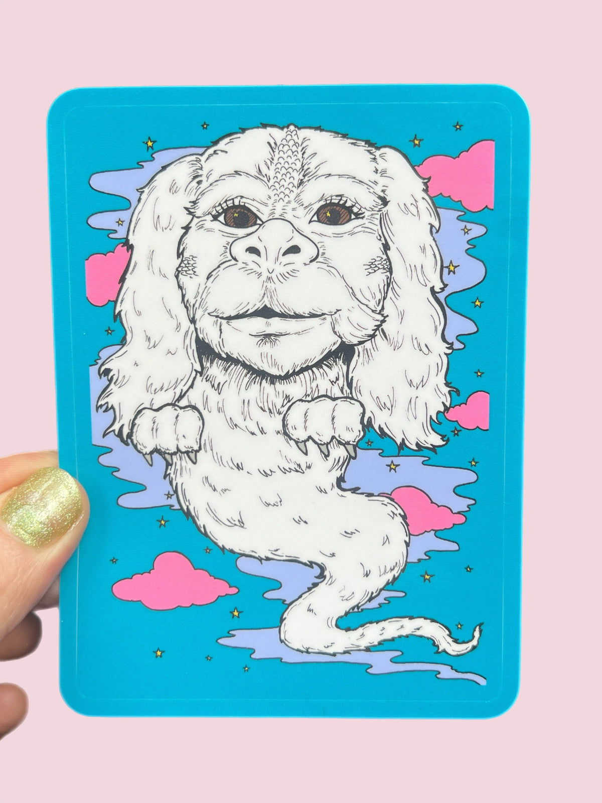 Neverending Story Falkor The Luckdragon STICKER 3 Inch