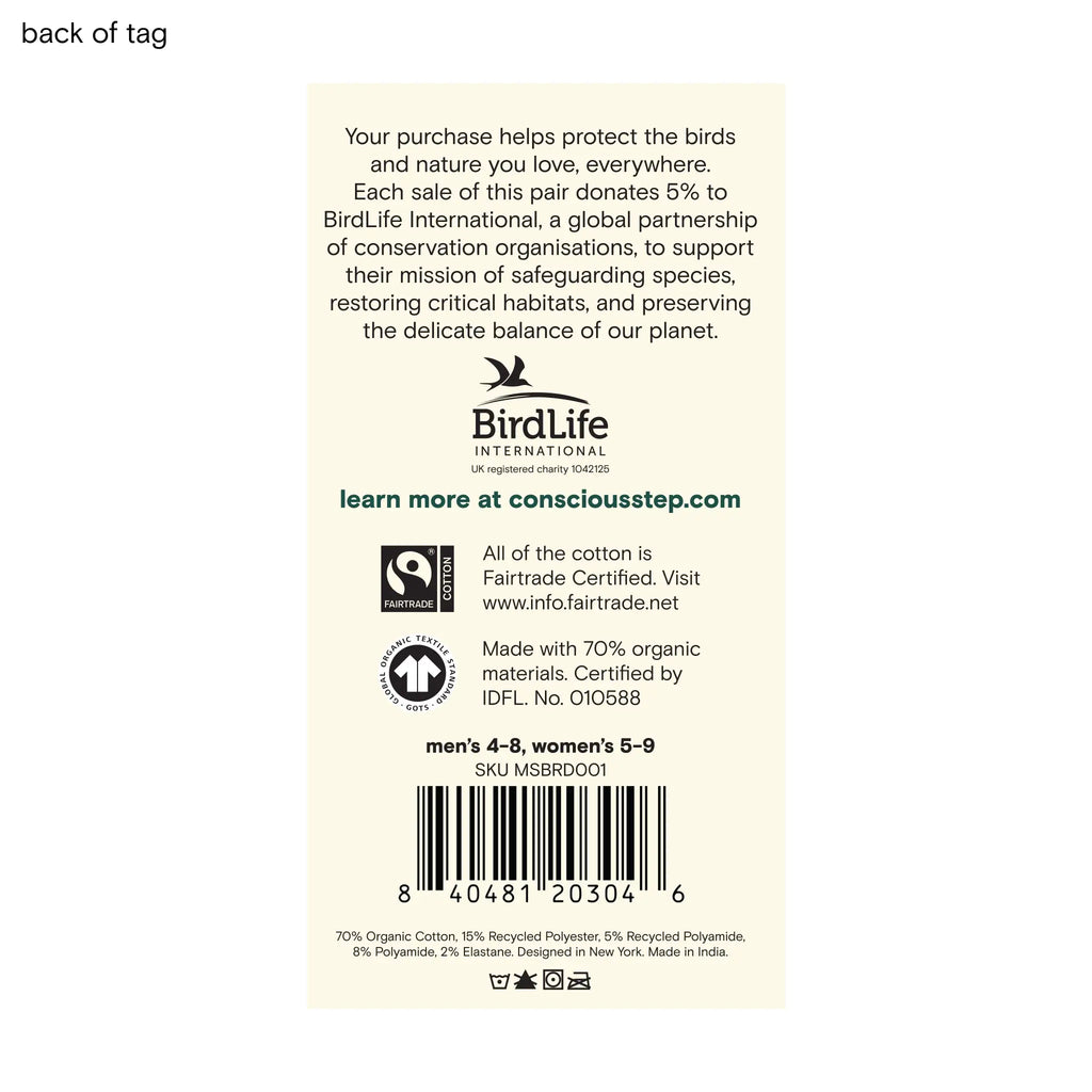 Socks that Protect Goldfinches  | Gifts for Bird Watchers: Medium