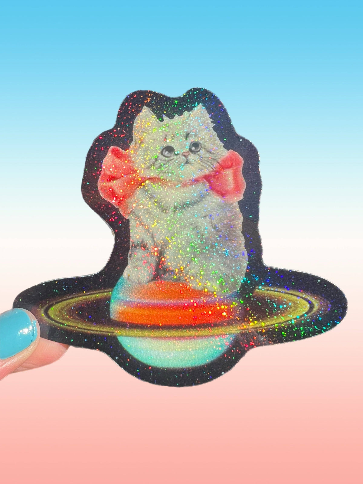 Planetary Kitten STICKER 3 Inch