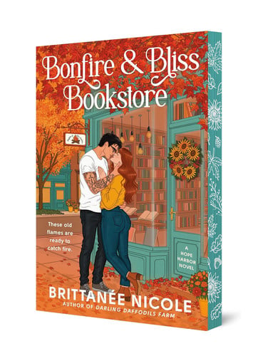 Cover of Bonfire and Bliss Bookstore (A Hope Harbor Novel)