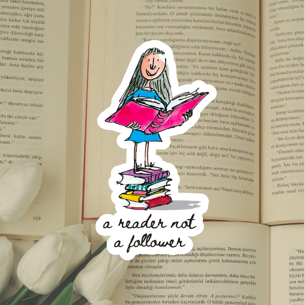 Matilda Sticker: Waterproof Vinyl Storybook Decal Roald Dahl