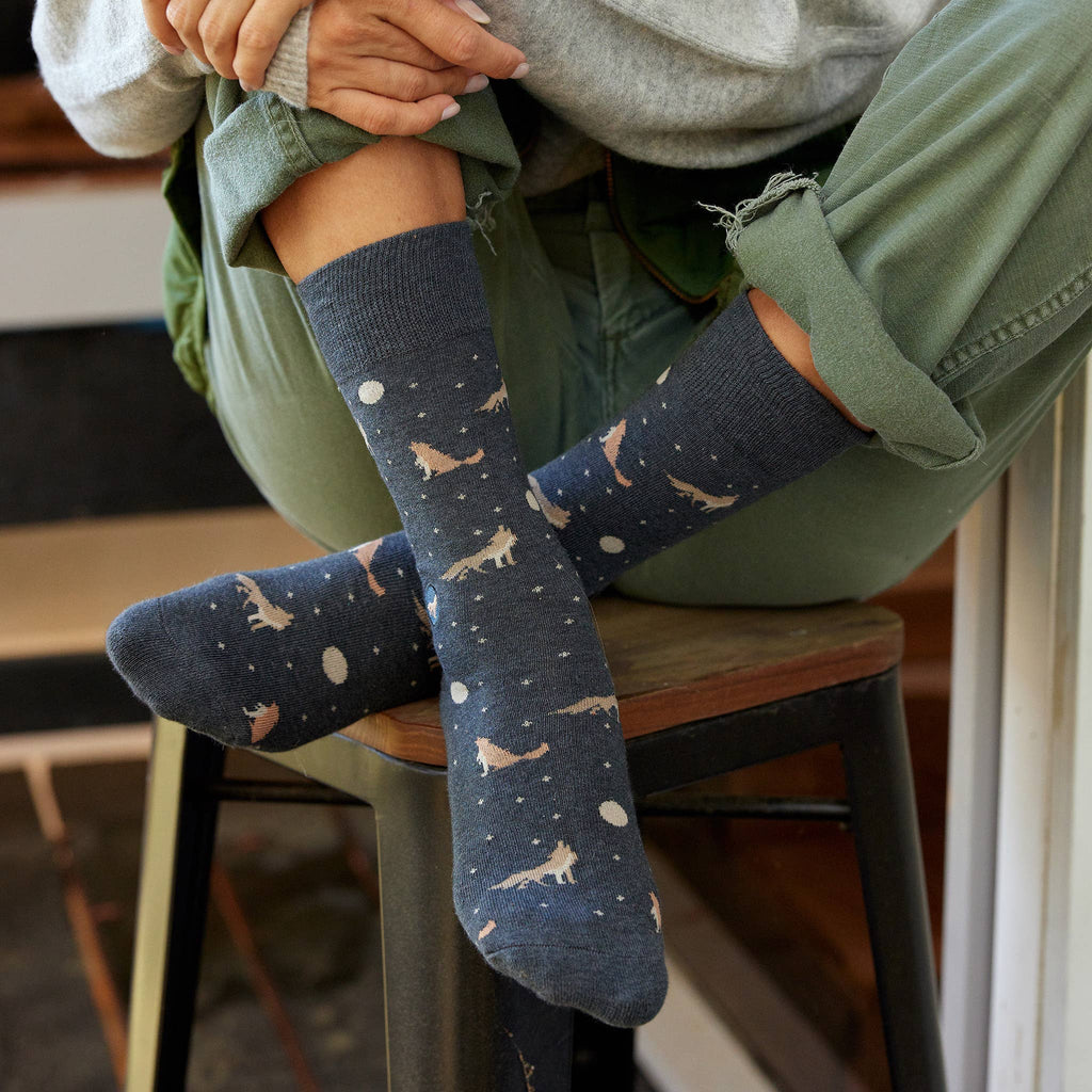 Socks that Protect Wolves | Outdoorsy Gifts: Medium