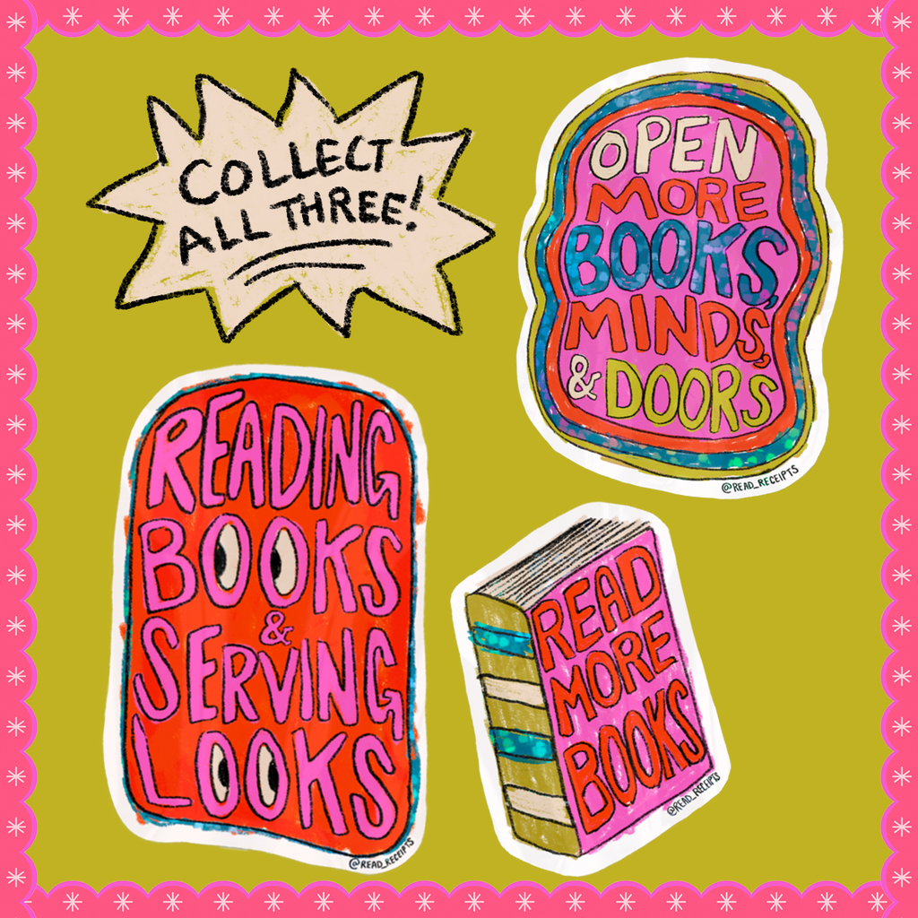 "Read More Books" Sticker