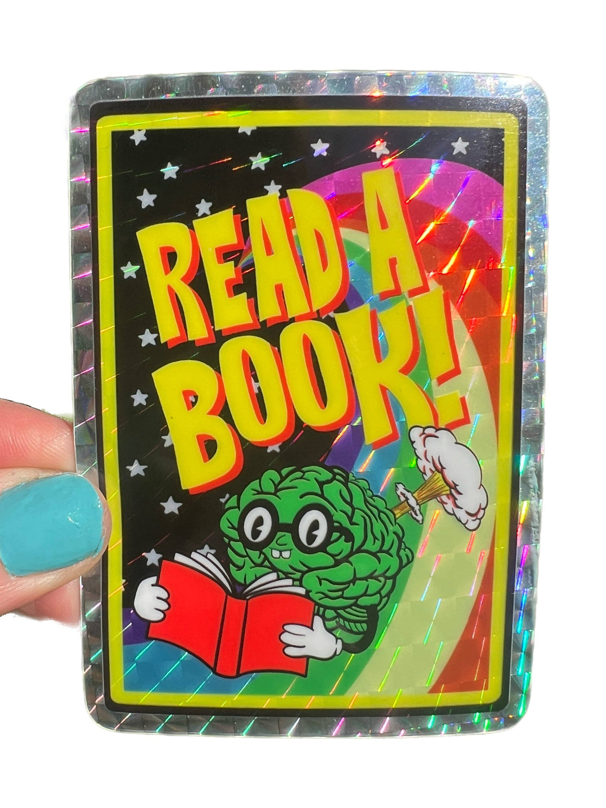 Read A Book STICKER 3 Inch