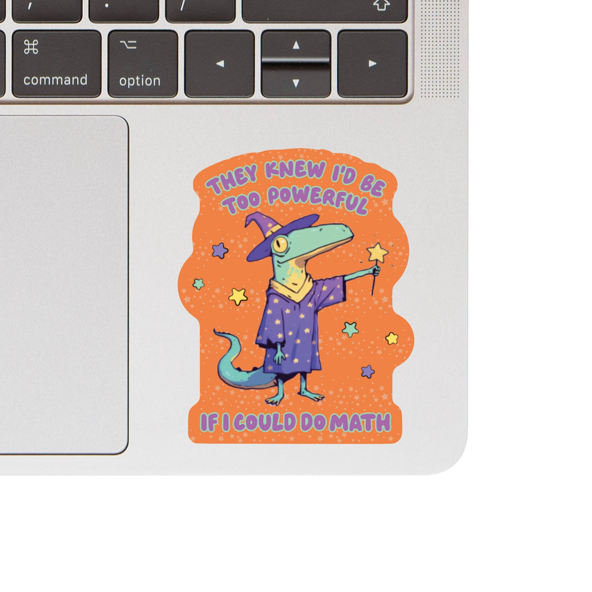 Math Wizard Lizard Funny High Quality Vinyl Sticker