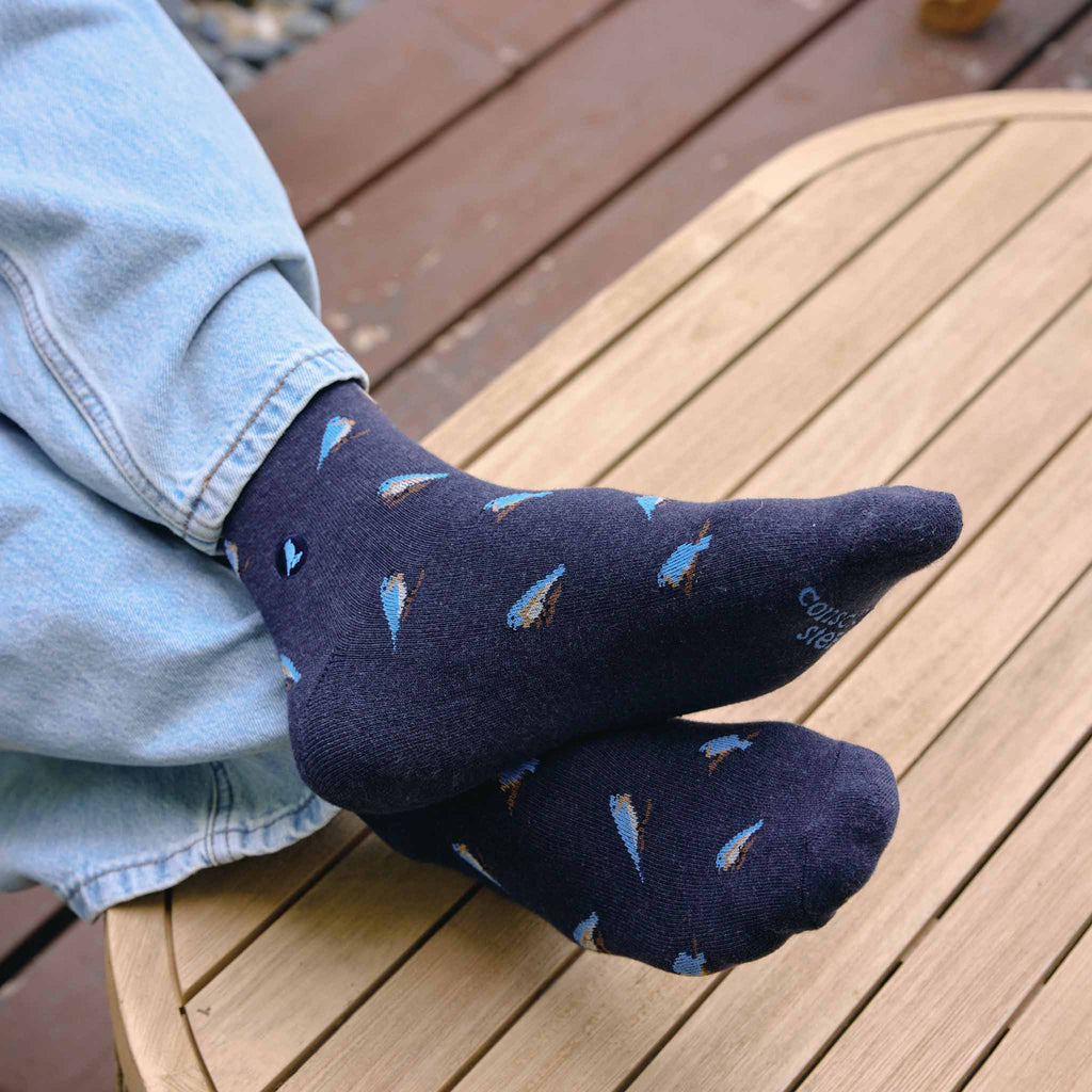 Socks that Protect Bluebirds  | Gifts for Bird Watchers: Medium