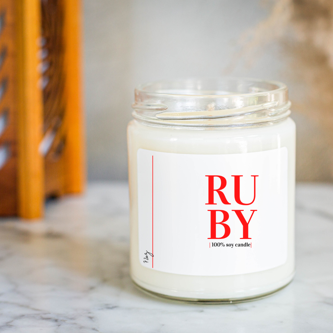RUBY SOY CANDLE| EVERDAY SOY CANDLE| 100% SOY CANDLE