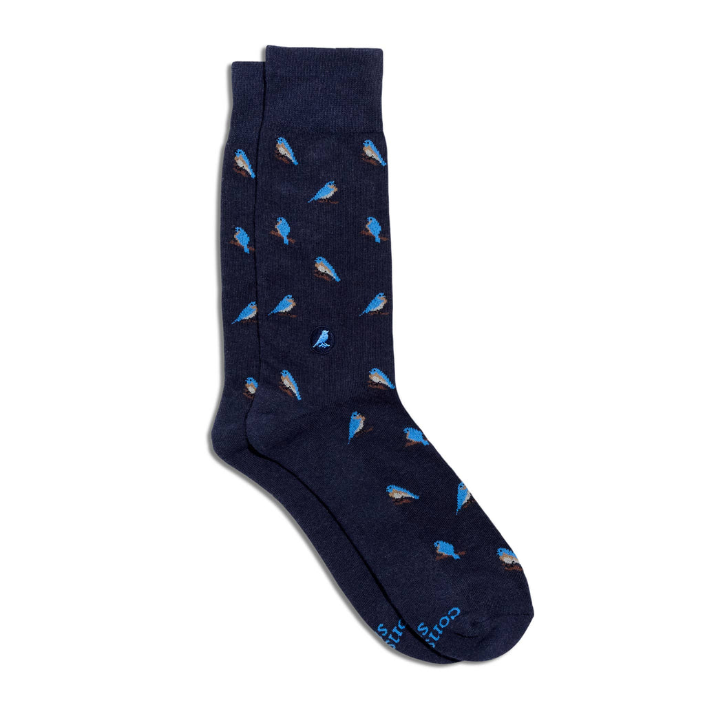 Socks that Protect Bluebirds  | Gifts for Bird Watchers: Medium