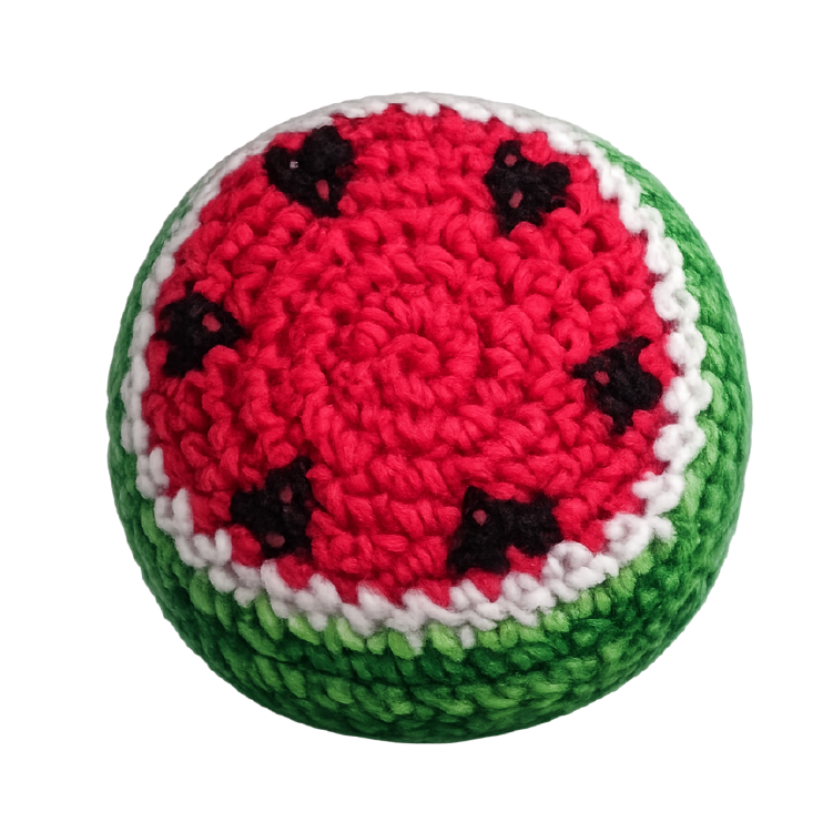 Extreme Retro Hand-Knitted Kick Pouch Footbag - 12/Display: Wholesale Price