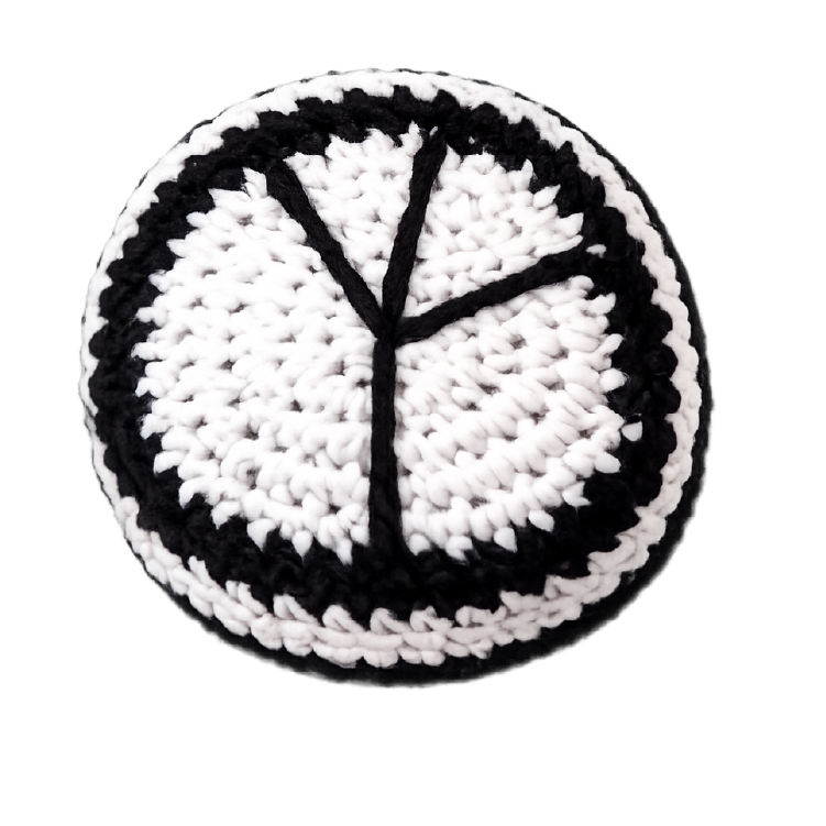 Extreme Retro Hand-Knitted Kick Pouch Footbag - 12/Display: Wholesale Price