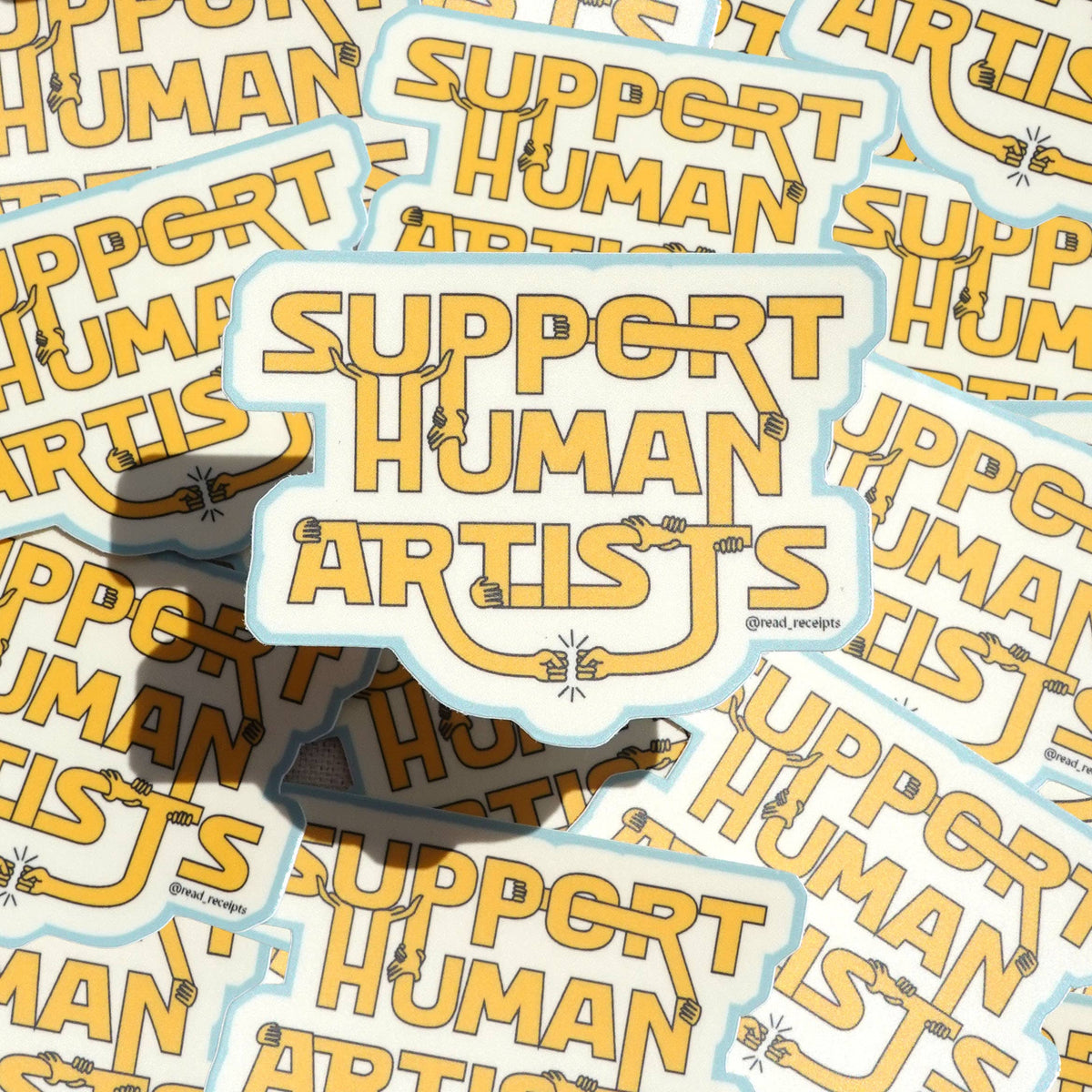 "Support Human Artists" Sticker