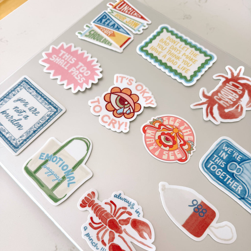 Care But Don't Carry! Sticker