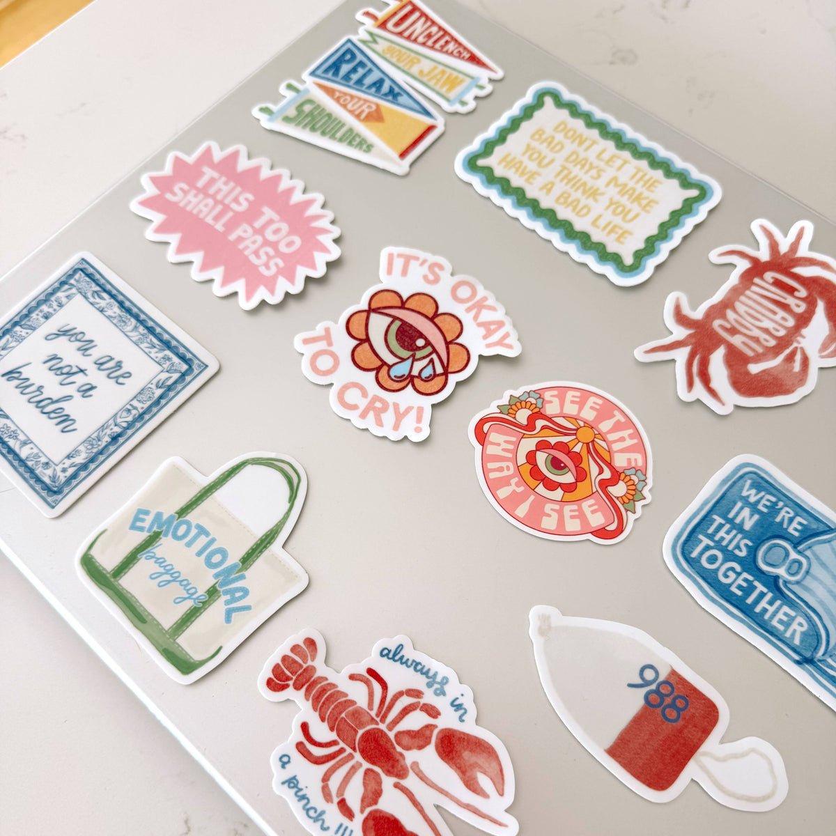 Care But Don't Carry! Sticker