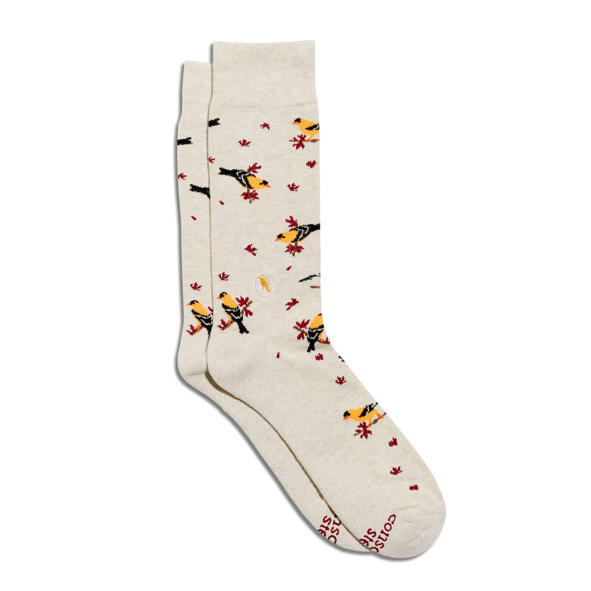 Socks that Protect Goldfinches  | Gifts for Bird Watchers: Medium