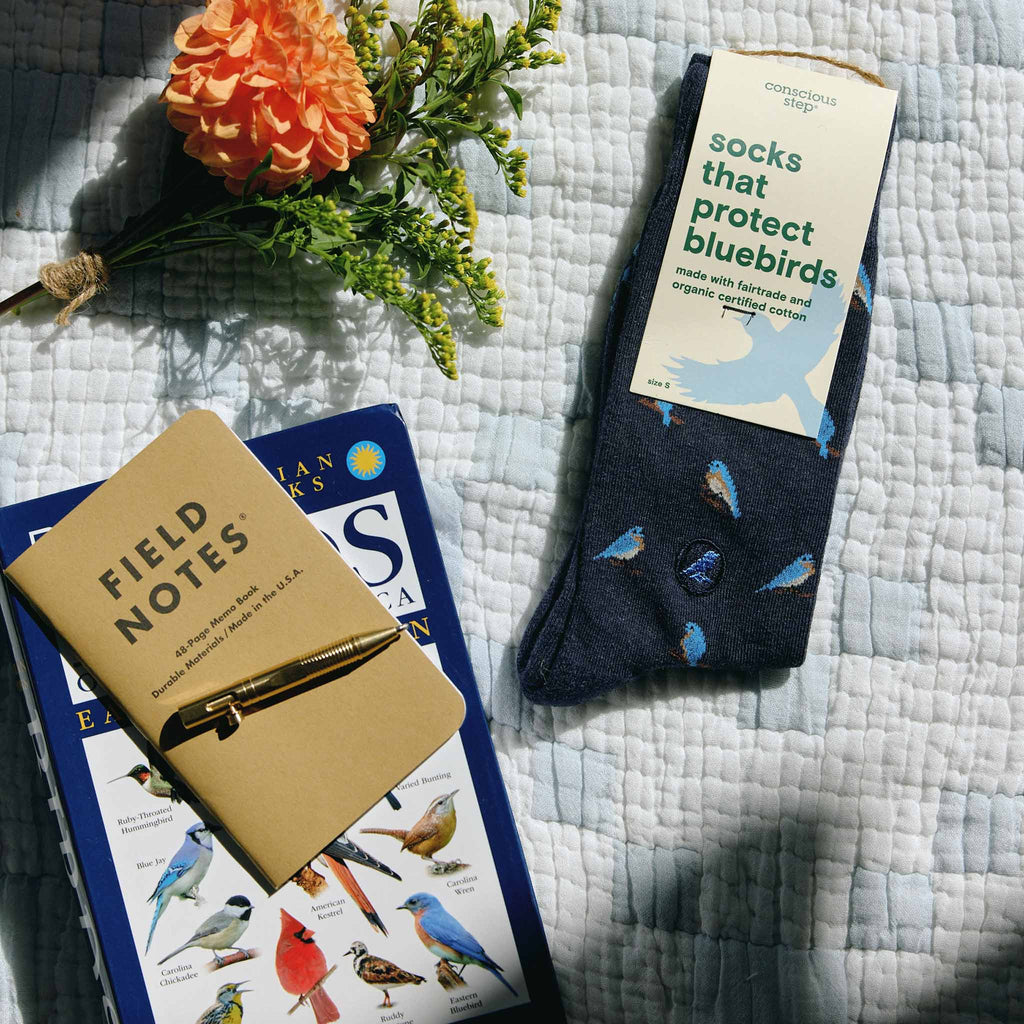 Socks that Protect Bluebirds  | Gifts for Bird Watchers: Medium
