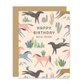 Wild Mustang Birthday Card: 4.25" x 5.5" (A2)