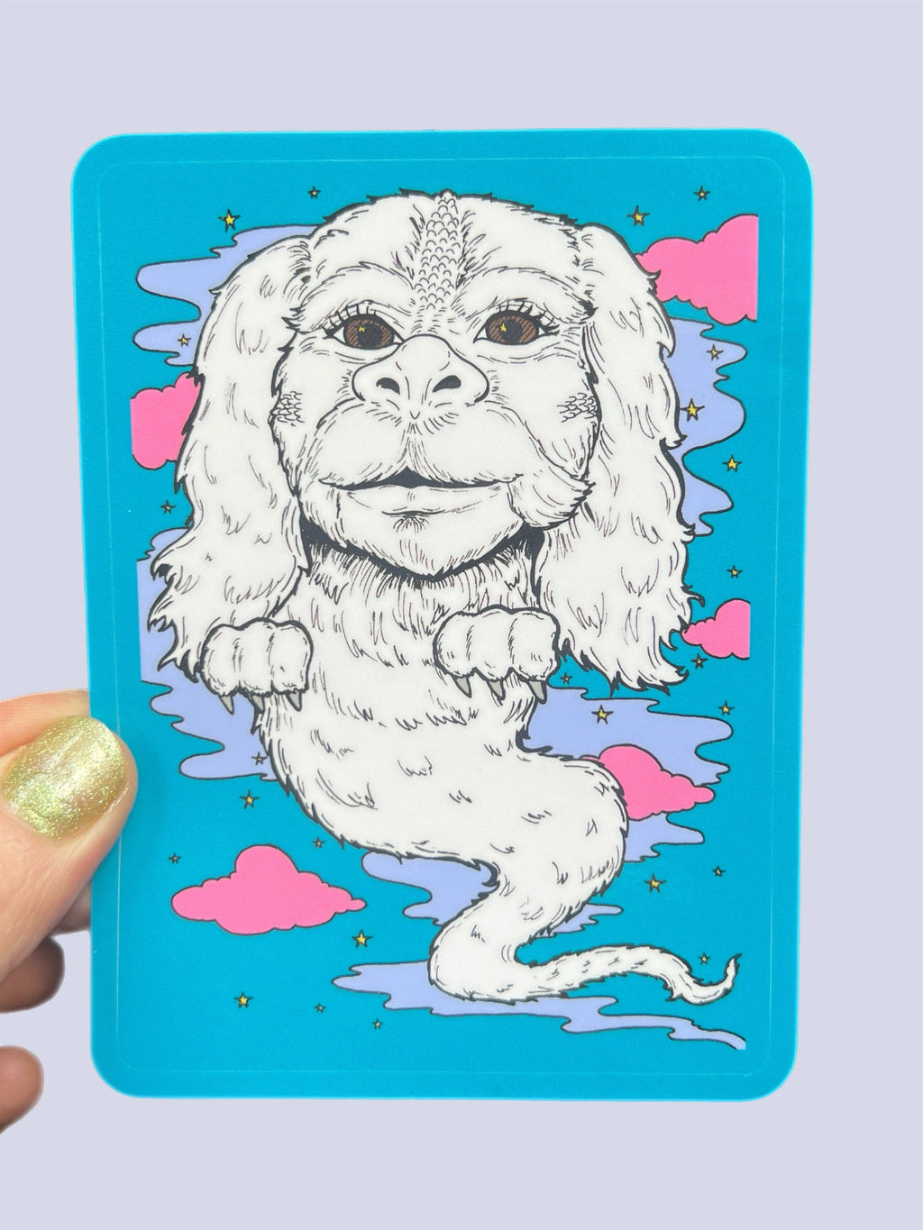 Neverending Story Falkor The Luckdragon STICKER 3 Inch