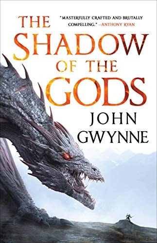 Cover of The Shadow of the Gods (The Bloodsworn Trilogy, 1)