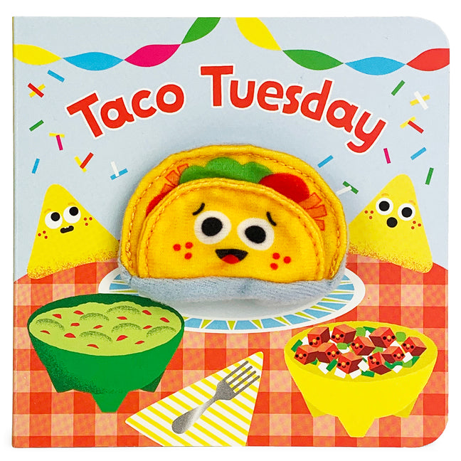 Cover of Taco Tuesday Finger Puppet Board Book for Little Taco Lovers, Ages 1-4 (Finger Puppet Book)