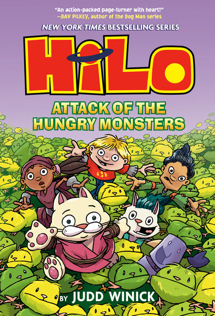 Cover of Hilo Book 12: Attack of the Hungry Monsters: (A Graphic Novel)