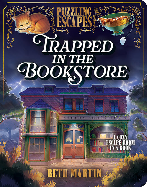 Cover of Puzzling Escapes Trapped in the Bookstore